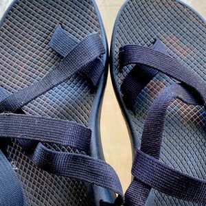 All blk Chaco sandals - W10. Gently used, just a little OK red dirt in crevices.